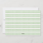 Warm maakt de Moderne Foto van het Borstelmanuscri Feestdagenkaart (Achterkant)