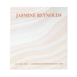 Warm Marble Geode Notitieblok