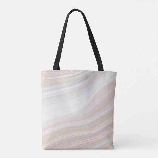 Warm Marble Geode Tote Bag (Achterkant)