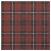 Warm maroon, witte/zwarte streep stof (Swatch)