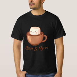 Warm & Melty – Festive Hot Chocolate Design T-shirt