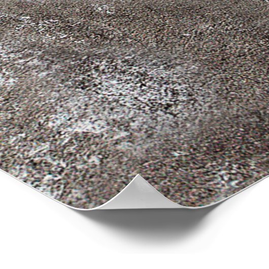 Warm met betonstaal poster (Hoek)