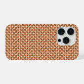 Warm Mid-Century Retro Boemerang Atoom- iPhone Hoesje (Achterkant horizontaal)