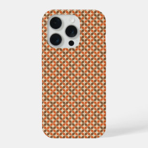 Warm Mid-Century Retro Boemerang Atoom- iPhone 15 Pro Case