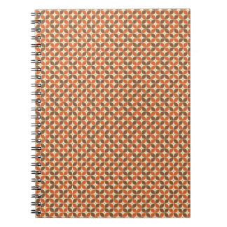 Warm Mid-Century Retro Boemerang Atoom- Notitieboek