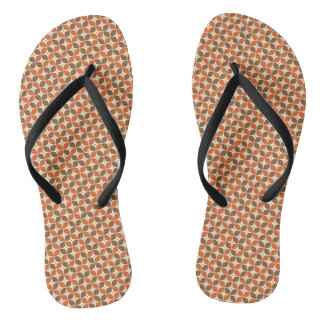 Warm Mid-Century Retro Boemerang Atoom- Teenslippers
