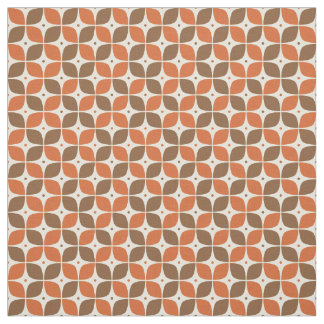 Warm Mid-Century Retro Boemerang Atoomstijl Stof