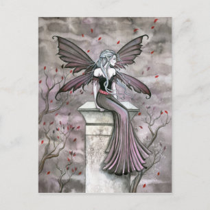 Warm Midnight Gothic Fairy Briefkaart