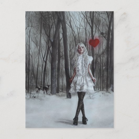 Warm mijn hart briefkaart (Voorkant)