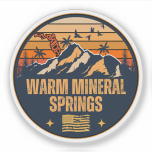 Warm Mineral Springs, Florida Sticker