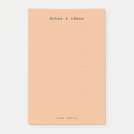 Warm, minimalist and personalized retro aesthetic  post-it® notes