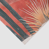Warm Minimalistisch - Abstract Boho Woestijn Lands Tissuepapier (Detail)