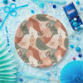 Warm modern abstract ontwerp papieren bord (Feest)