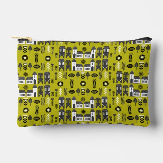 Warm Mosterd Scandi Huisdecoratie Etui (Voorkant)