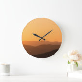 Warm Mountain Sunset Grote Klok (Huis)