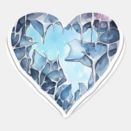 Warm my heart, aangepast hart sticker