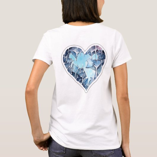 Warm my heart, aangepast t-shirt (Achterkant)