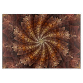 Warm-najaarkleuren, moderne Abstracte fractale kun Snijplank (Voorkant)