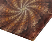 Warm-najaarkleuren, moderne Abstracte fractale kun Snijplank (Hoek)