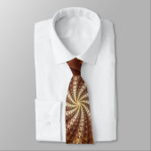 Warm-najaarkleuren, moderne Abstracte fractale kun Stropdas (Gebonden)