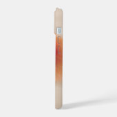 Warm Neutral Abstract Floral Phone Case iPhone 15 Case (Linkerkant)