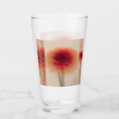 Warm Neutral Abstract Glass Cup Glas (Voorkant)