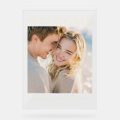 Warm Neutral Modern Photo Acryl Bord (Voorkant)
