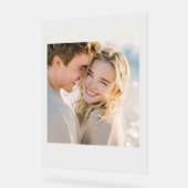 Warm Neutral Modern Photo Acryl Bord (Hoek)