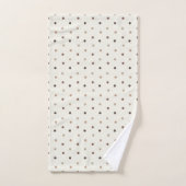 Warm Neutral Polka Dot Baby Towel Set Bad Handdoek (Handdoek)