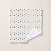 Warm Neutral Polka Dot Baby Towel Set Bad Handdoek (Wasdoekje)