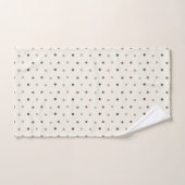 Warm Neutral Polka Dot Baby Towel Set Bad Handdoek (Handdoek)