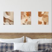 Warm Neutral Tones Art Set | Rustic Minimal Prints (Slaapkamer)
