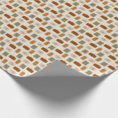 Warm Neutrale kerst aanwezig Cadeaupapier (Hoek)