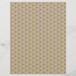 Warm Neutrals Honeycomb Hexagons Scrapbook Papier
