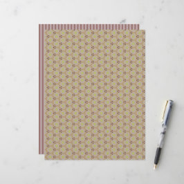 Warm Neutrals Honeycomb Hexagons Scrapbook Papier