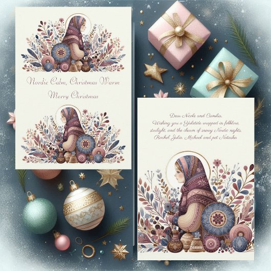 Warm Nordic Christmas Tradition Folklore  Feestdagenkaart