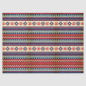 Warm Nordic Fair Isle Kerst Tissuepapier (Voorkant)