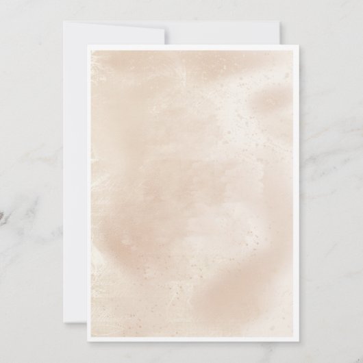 Warm Octiber Wedding Kaart (Achterkant)