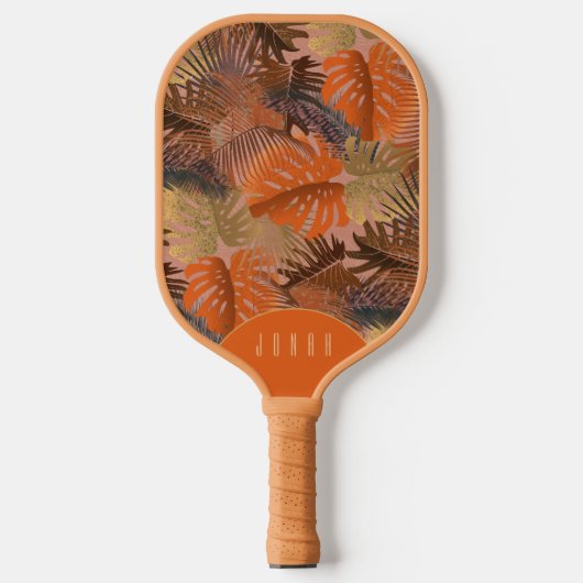 Warm Oerwoud Pickleball Paddle (Voorkant)
