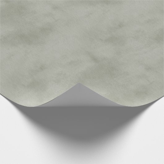 Warm Olive Green Christmas Cadeaupapier (Hoek)