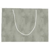 Warm Olive Green Christmas Groot Cadeauzakje (Achterkant)