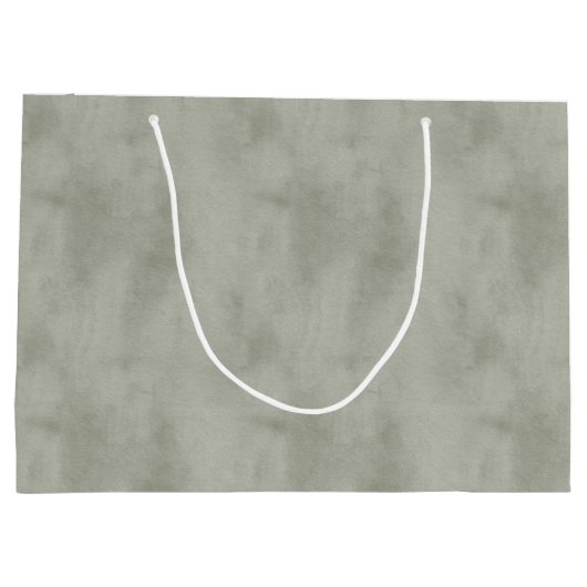 Warm Olive Green Christmas Groot Cadeauzakje (Achterkant)