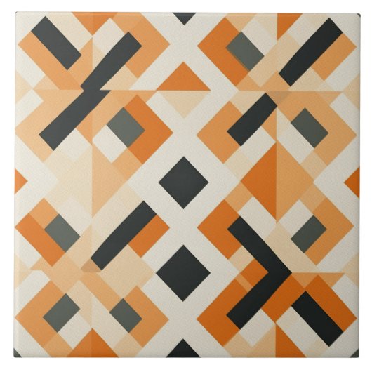 Warm omhelzen abrikoos gradiënt harmonie tegeltje (Voorkant)