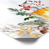 Warm omhoog bij de warme chocoladebar poster (Hoek)