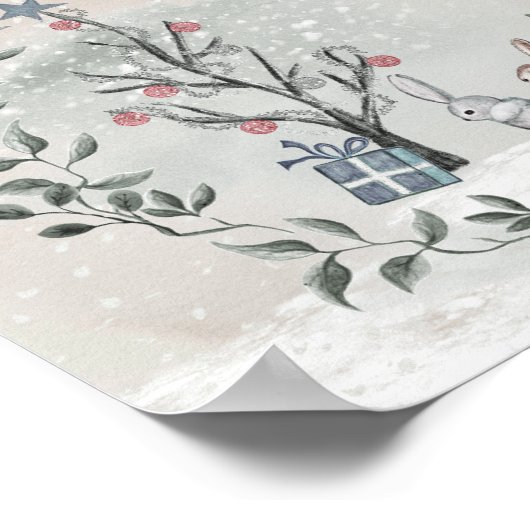 Warm omhoog bij de warme chocoladebar poster (Hoek)