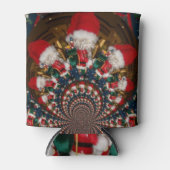 Warm omhoog Handen voor Kerstmis Blikjeskoeler (Voorkant)