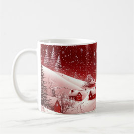 Warm op in een winter wonderland! koffiemok