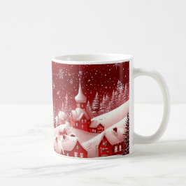 Warm op in een winter wonderland! koffiemok