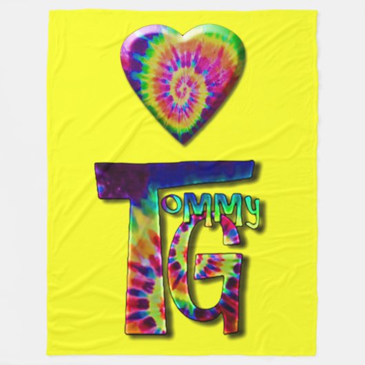 Warm op met Tommy! Fleece Deken (Voorkant)