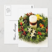 Warm op witte achtergrond toevoegen briefkaart (Voorkant / Achterkant)